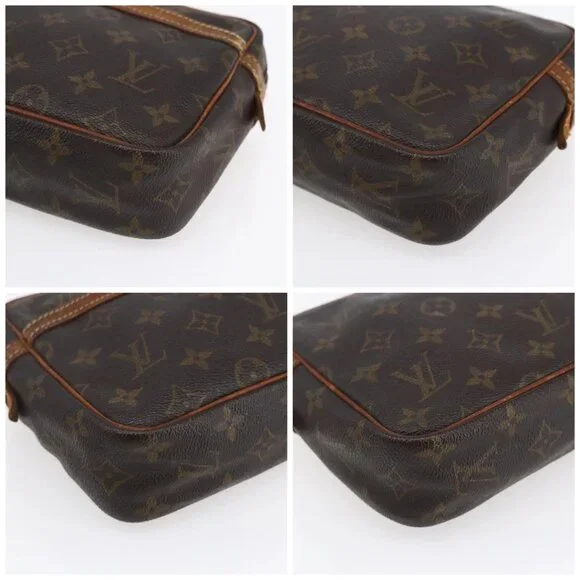 LOUIS VUITTON Monogram Compiegne 23 Clutch Bag M51847 LV Auth 154777